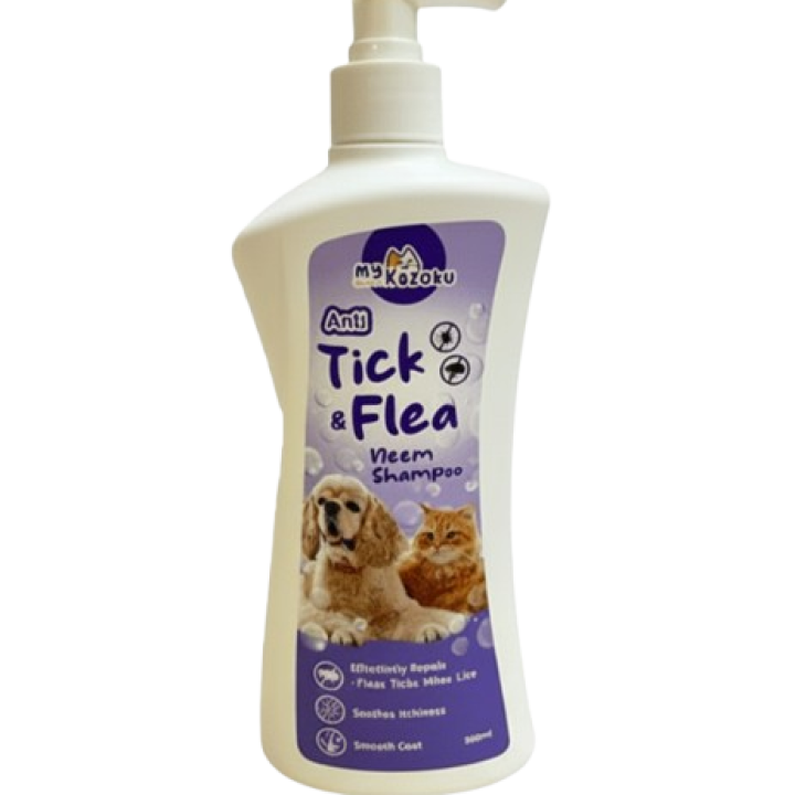 MyKazoku Anti-Tick & Flea Neem Shampoo – 500ml